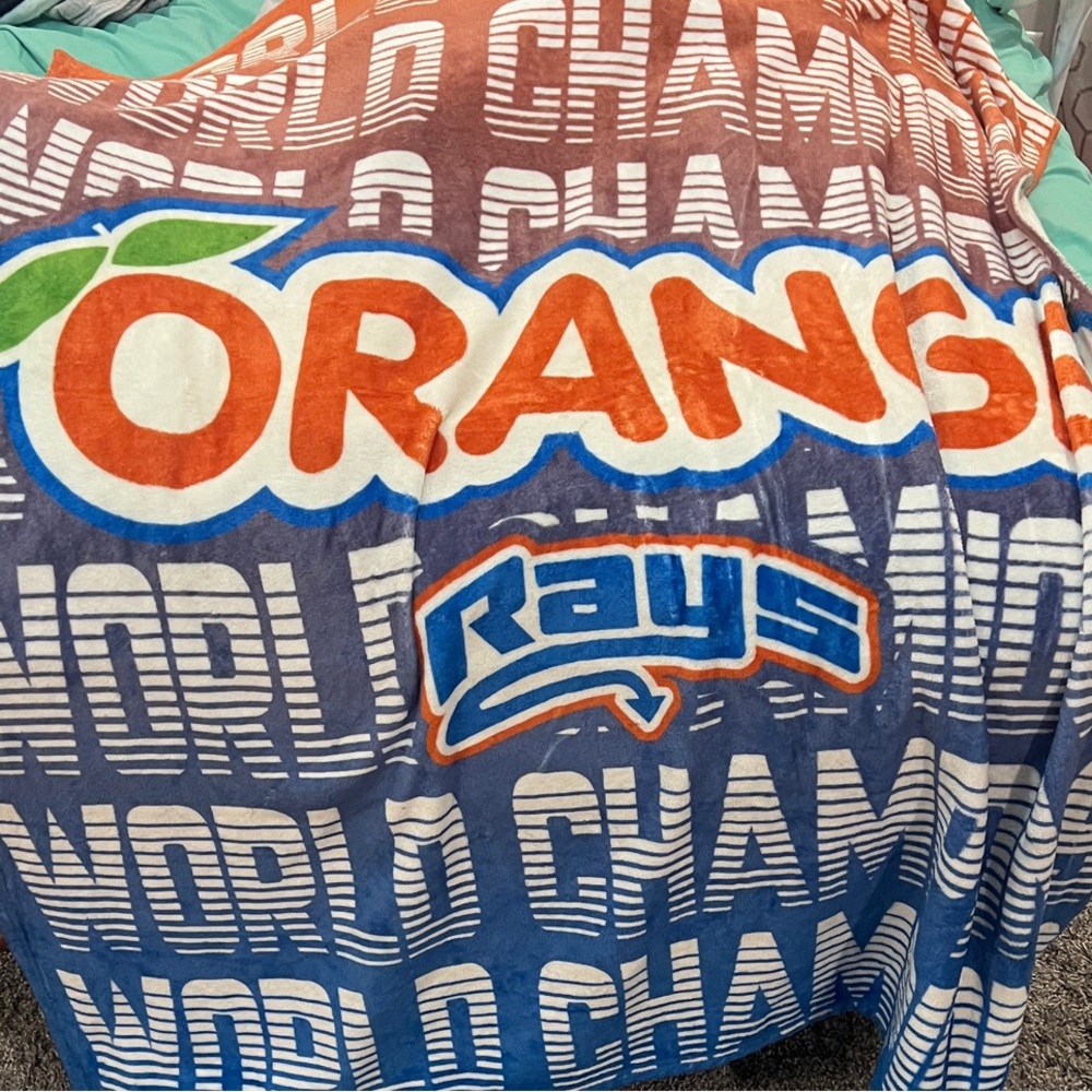 World Champion Orange Rays Blanket
